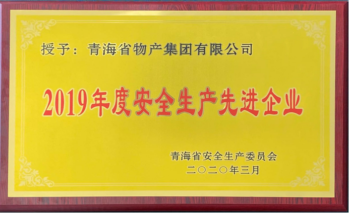 省物產(chǎn)集團(tuán)榮獲“2019年度安全生產(chǎn)先進(jìn)企業(yè)”稱(chēng)號(hào)